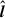 Mathematical equation: $ \hat{\boldsymbol{l}} $