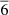 Mathematical equation: $ \overline{6} $