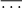 Mathematical equation: $ {\overline{\cdot \cdot \cdot}} $