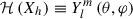 Mathematical equation: $ \mathcal{H}\left(X_{h}\right)\equiv Y_{l}^{m}\left(\theta,\varphi\right) $