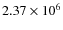 $2.37\times 10^6$