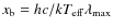 $x_{\rm b}=hc/kT_{\rm eff} \lambda_{\rm max}$