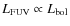 $L_{\rm FUV} \propto L_{\rm bol}$
