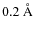 $0.2~\rm\AA$