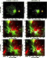 \begin{figure}
\par\mbox{\hspace{2.3cm} {\bfseries\Large FCRAO $^{13}$ CO(1--0)}...
...\includegraphics[height=0.27\textheight]{14177fg25.eps} }
\par
\par\end{figure}